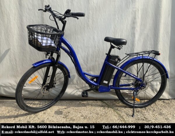 BM-01 Litiumos Pedeleces Elektromos Kerékpár (Kék)