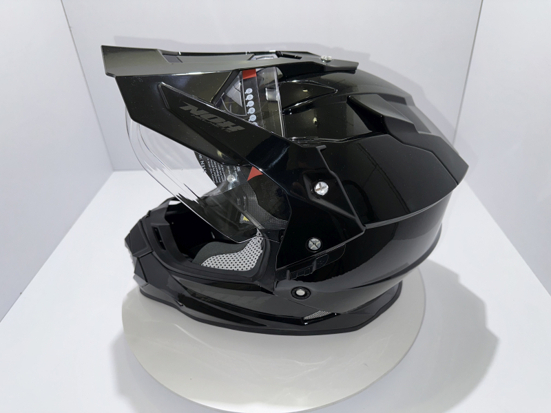 NOX N312 Bukósisak (Lakk Fekete)